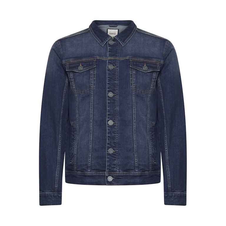 Αντρικό μπουφάν Jean ελαστικό με κουμπί - denim dark blue - BLEND