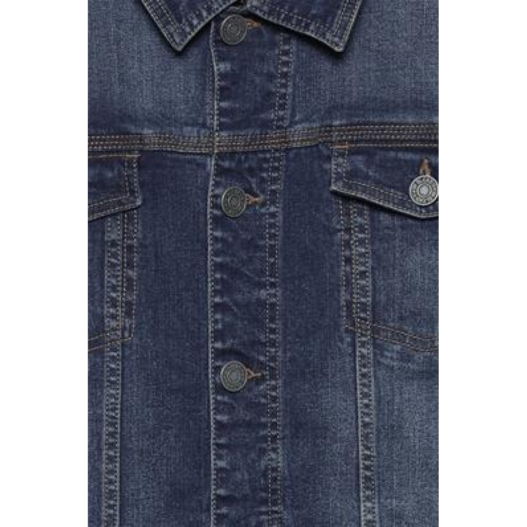 Αντρικό μπουφάν Jean ελαστικό με κουμπί - denim dark blue - BLEND