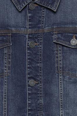 Αντρικό μπουφάν Jean ελαστικό με κουμπί - denim dark blue - BLEND