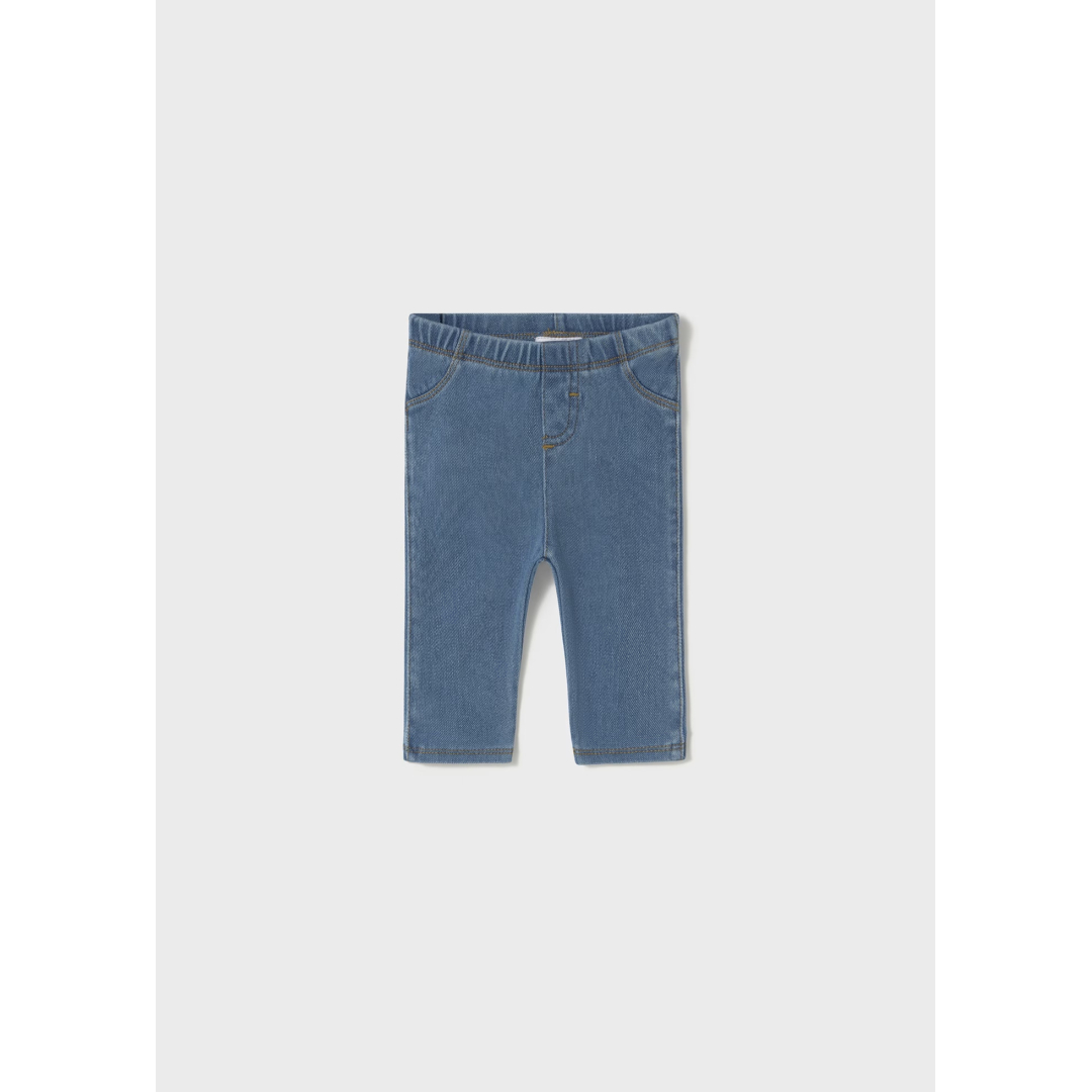 Βρεφικό κολάν σταμπωτό jean, κορίτσι - denim - Newborn