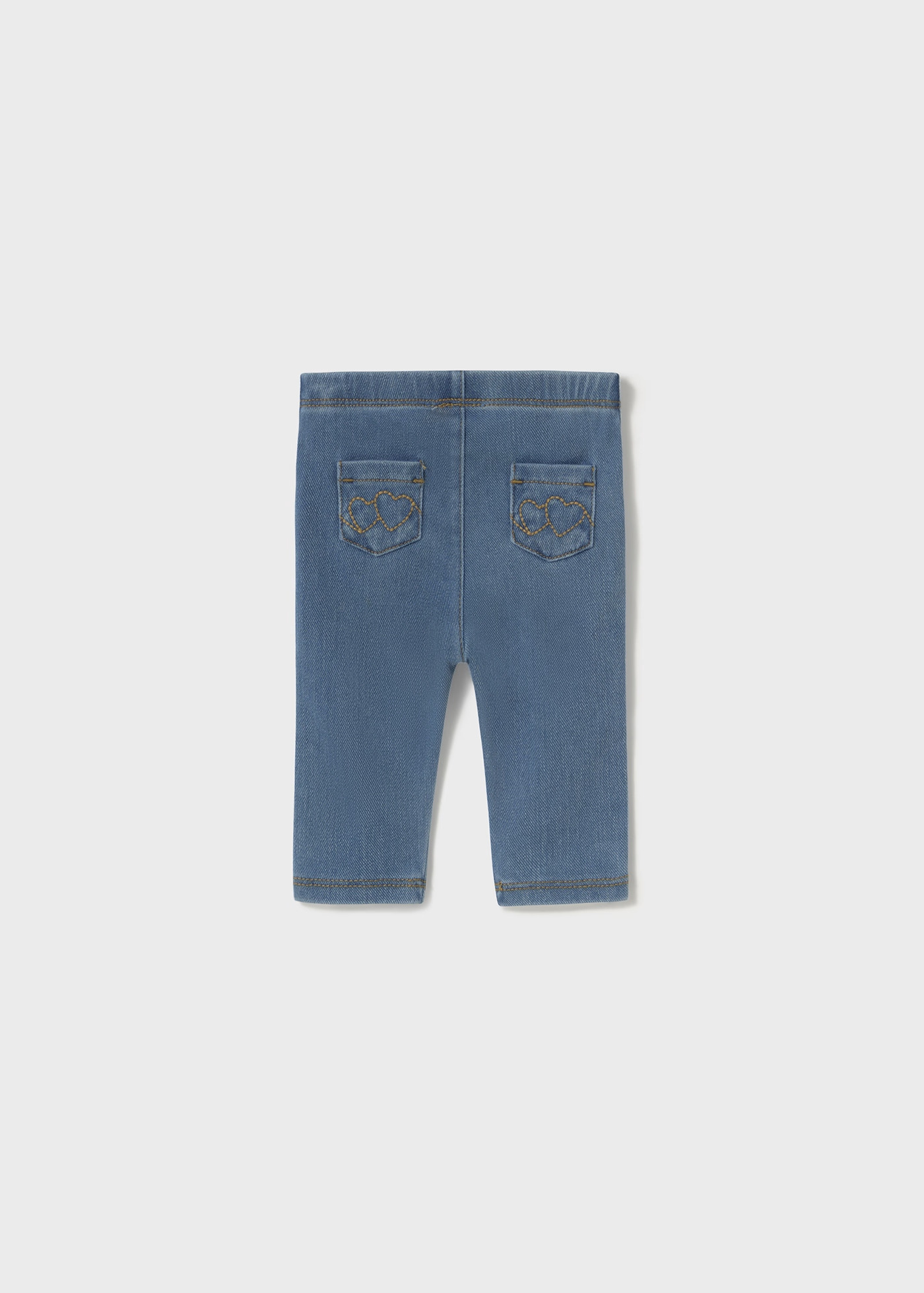 Βρεφικό κολάν σταμπωτό jean, κορίτσι - denim - Newborn