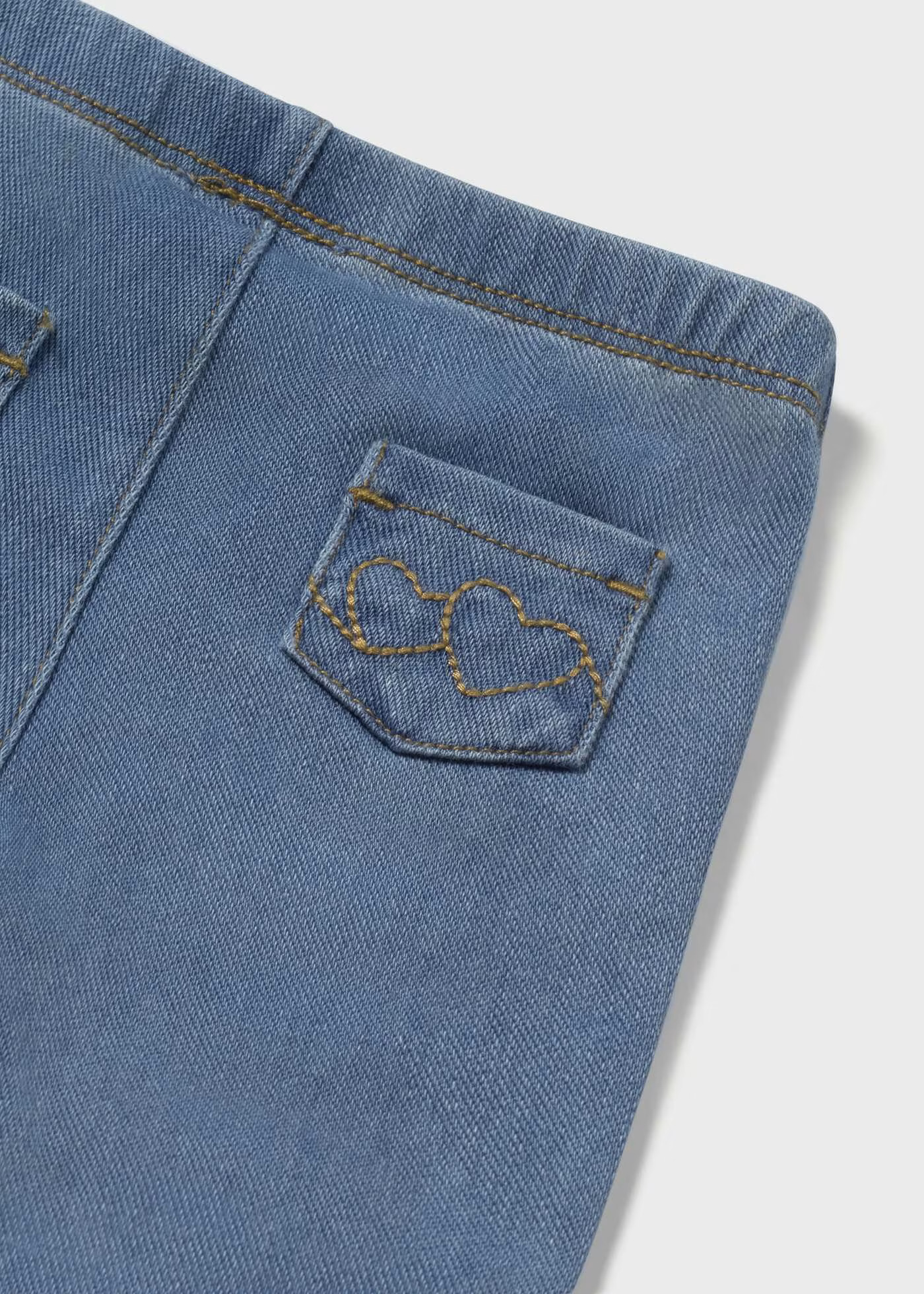 Βρεφικό κολάν σταμπωτό jean, κορίτσι - denim - Newborn