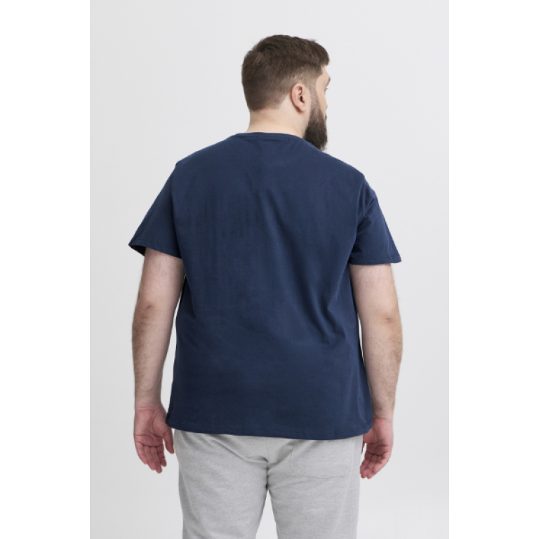 Ανδρικό t-shirt μακό κοντό μανίκι υπερμέγεθος – μπλε – BLEND