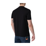 Ανδρικό t-shirt basic βαμβακόλυκρα – μαύρο – HAMAKI HO