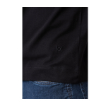 Ανδρικό t-shirt basic βαμβακόλυκρα – μαύρο – HAMAKI HO