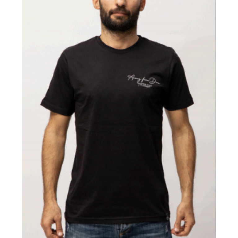 Ανδρικό T-shirt μακό, CHAPTER TWO - μαύρο - COTTON4ALL